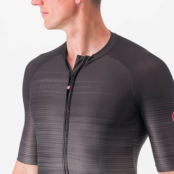 Maillot Aero Race 6.0 negro de CASTELLI: comodidad y frescura para tus rutas en bici