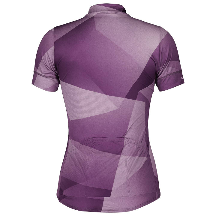 Maillot SCOTT Endurance 15 lila para mujer, ideal para ciclistas cómodas y con estilo