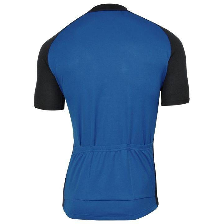 Maillot de ciclismo BOBCLUB en azul y negro, comodidad y frescura para tus rutas