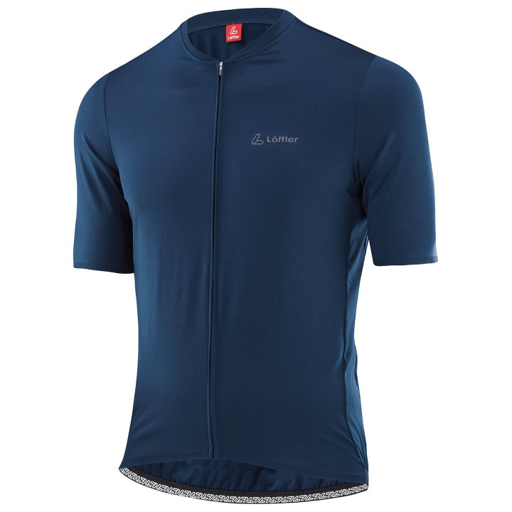 Maillot de ciclismo LÖFFLER: comodidad y estilo en azul oscuro