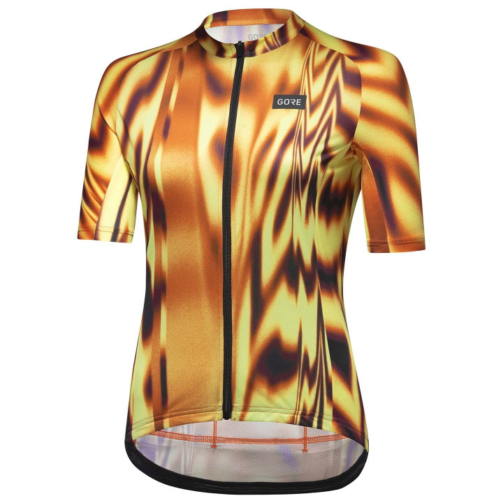 Maillot corto de ciclismo para mujer GORE WEAR en rojo, comodidad y estilo para pedalear