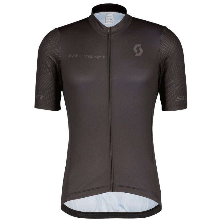 Maillot SCOTT RC Team 10 negro y gris para ciclistas que buscan comodidad y estilo