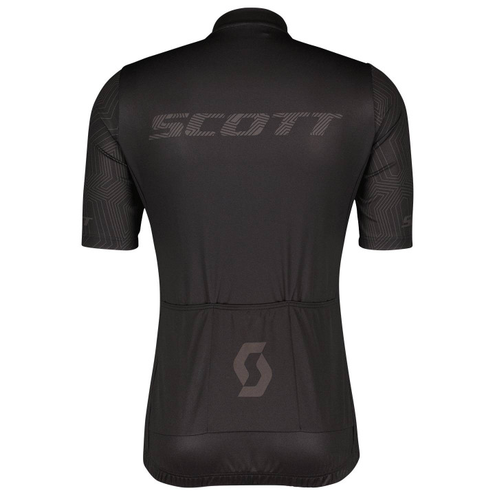 Maillot SCOTT RC Team 10 negro y gris para ciclistas que buscan comodidad y estilo