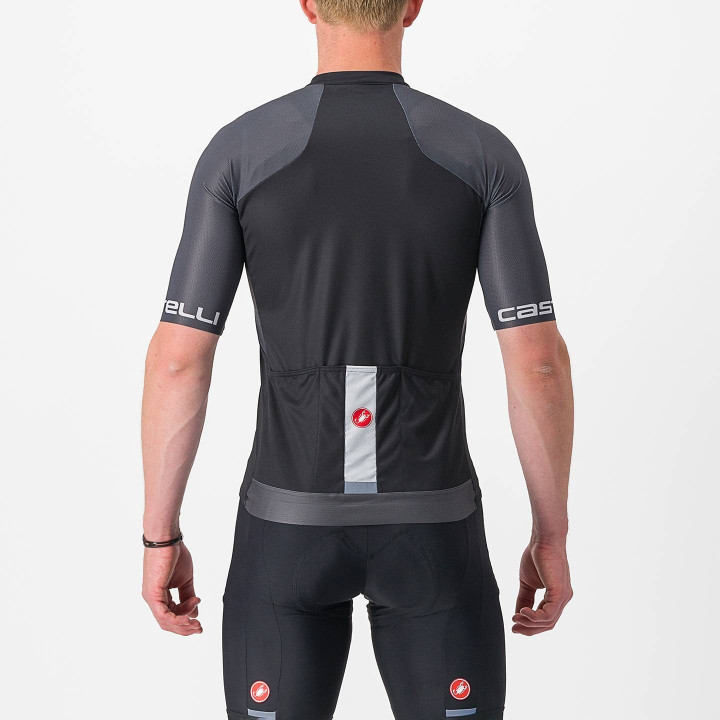 Maillot Entrata VI negro de CASTELLI: comodidad y estilo para tus rutas en bici