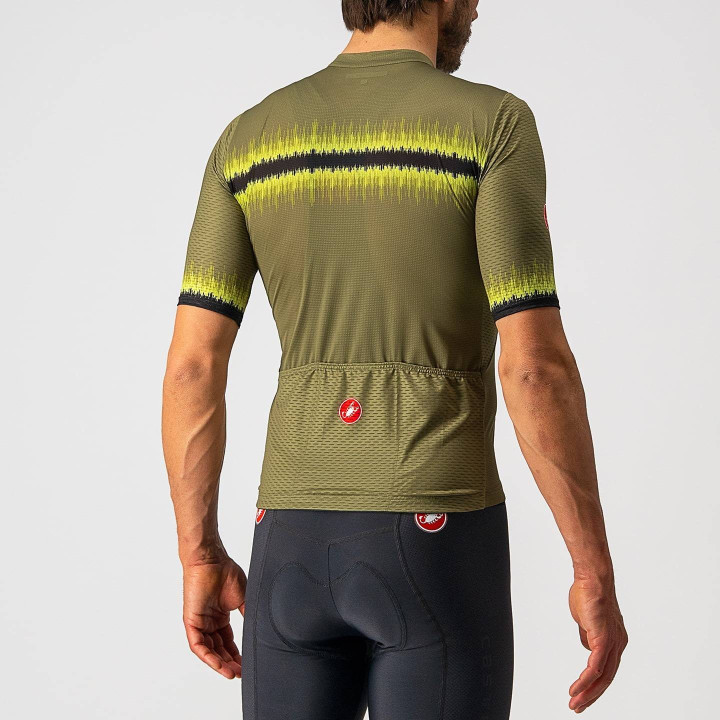 Maillot Grimpeur verde de CASTELLI: comodidad y frescura para tus rutas en bici