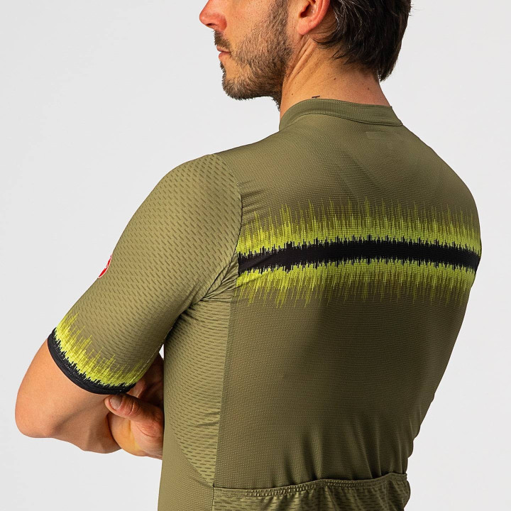 Maillot Grimpeur verde de CASTELLI: comodidad y frescura para tus rutas en bici