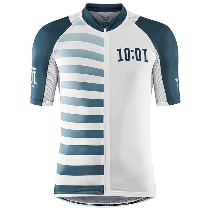 Maillot de ciclismo Chapatte's Law azul y blanco para disfrutar del pedaleo cómodo y fresco