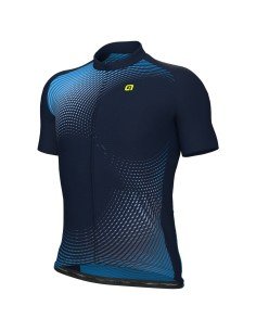 Maillot corto azul ALÉ: estilo y comodidad para tus rutas en bicicleta