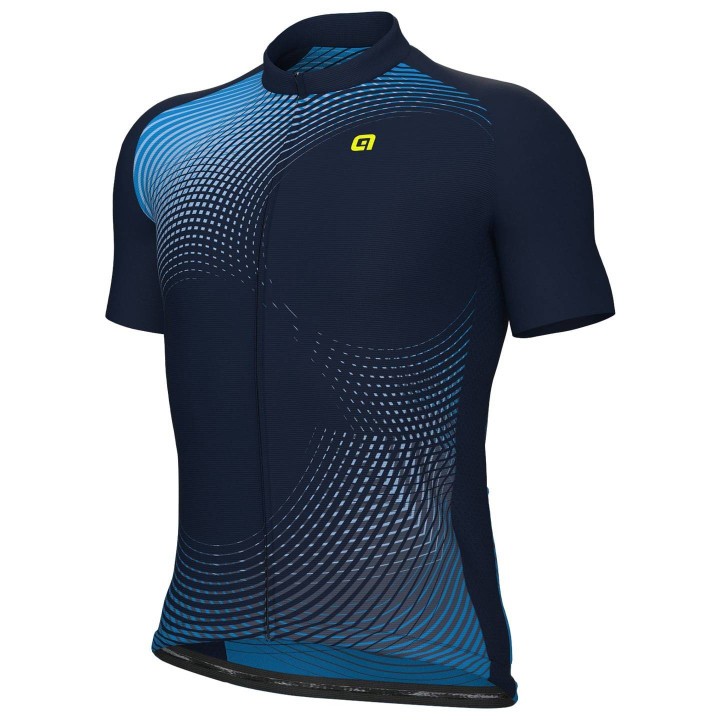 Maillot corto azul ALÉ: estilo y comodidad para tus rutas en bicicleta