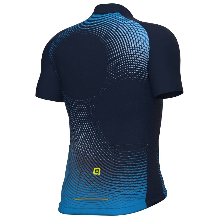 Maillot corto azul ALÉ: estilo y comodidad para tus rutas en bicicleta