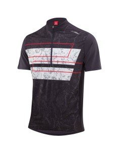 Maillot corto LÖFFLER Roccia negro: estilo y comodidad para tus rutas en bici