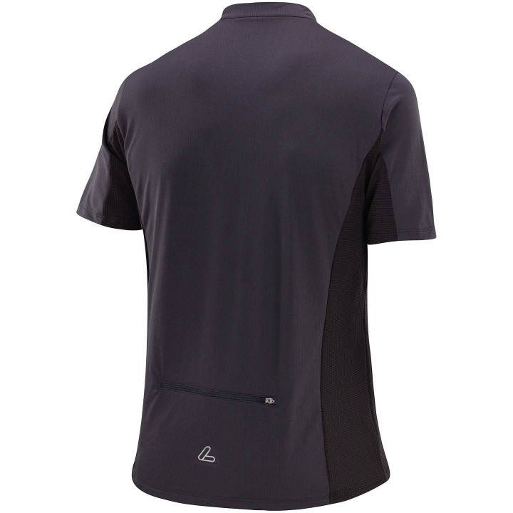 Maillot corto LÖFFLER Roccia negro: estilo y comodidad para tus rutas en bici