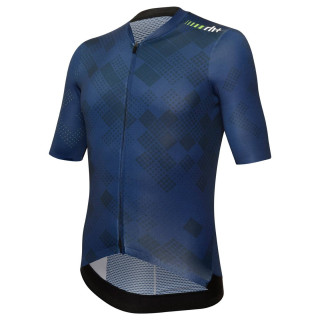 Maillot corto RH+ Diamond azul: comodidad y estilo para tus rutas en bici
