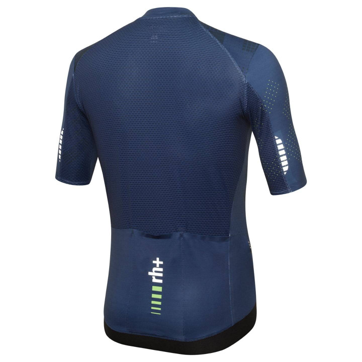 Maillot corto RH+ Diamond azul: comodidad y estilo para tus rutas en bici