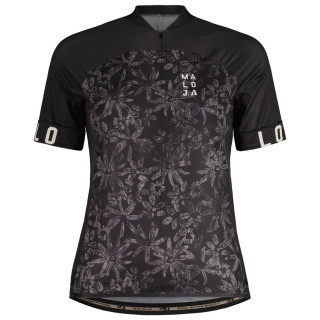 Maillot corto de ciclismo para mujer MALOJA EnvaliraM en negro, comodidad y estilo en cada ruta