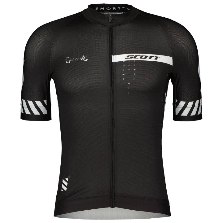 Maillot SCOTT RC Pro negro: comodidad y frescura para tus rutas en bici