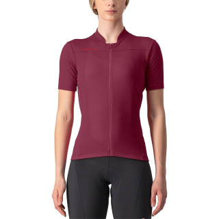 Maillot corto mujer Anima 3 rojo de CASTELLI, comodidad y estilo en cada pedaleo