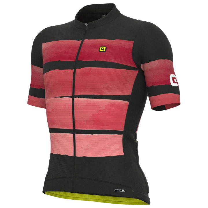 Maillot corto ALÉ Track rojo: estilo y comodidad para tus rutas en bici
