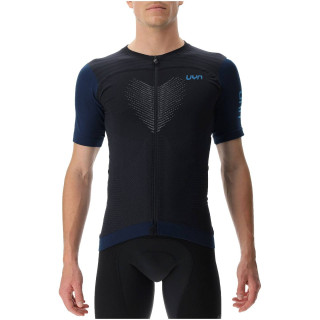 Maillot corto UYN Garda negro: comodidad y estilo para tus rutas en bici