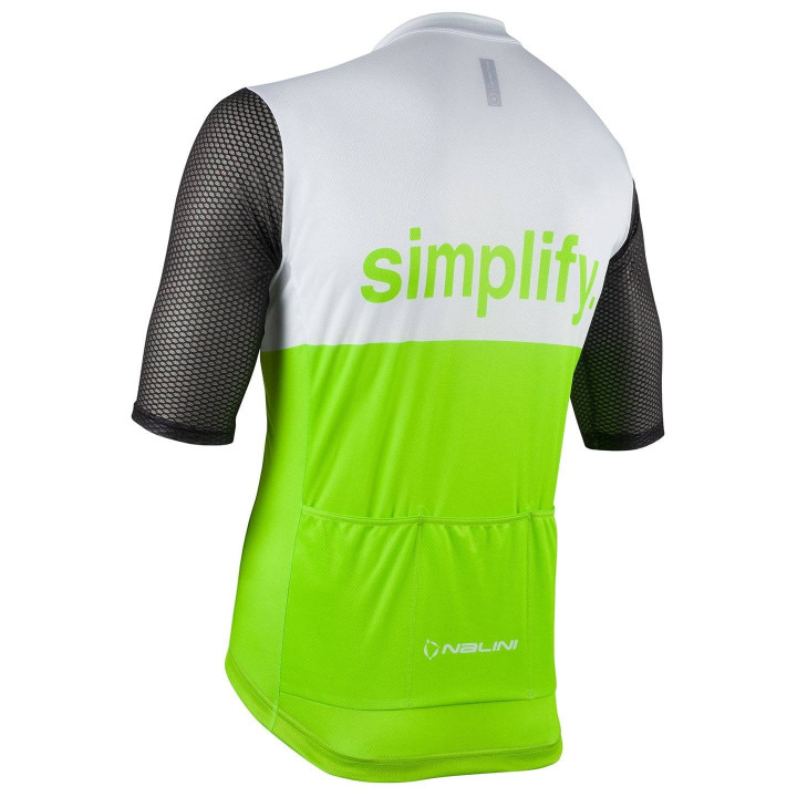 Maillot corto NALINI New Classica verde para ciclistas que buscan estilo y comodidad