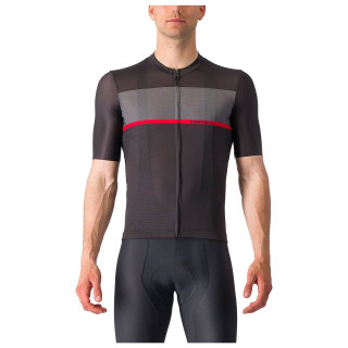 Maillot corto Castelli Tradizione en negro y gris: comodidad y estilo para tus rutas en bici