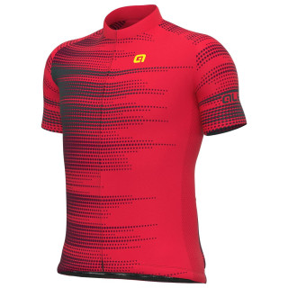 Maillot corto ALÉ Turbo rojo: comodidad y frescura en cada pedaleada