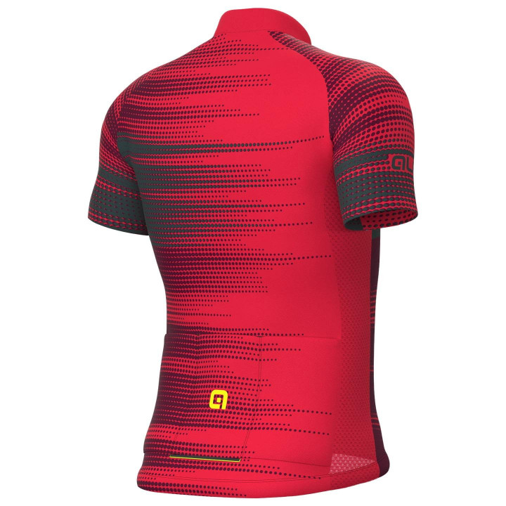 Maillot corto ALÉ Turbo rojo: comodidad y frescura en cada pedaleada