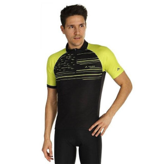Maillot de ciclismo VAUDE Mitus negro y amarillo para máxima comodidad y estilo