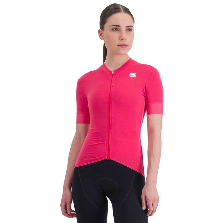Maillot corto fucsia para mujer de SPORTFUL: comodidad y estilo en cada pedaleada
