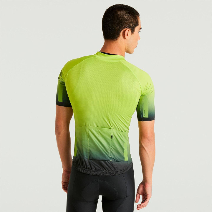 Maillot corto Specialized Hyprviz SL Air amarillo neón: comodidad y visibilidad para ciclistas