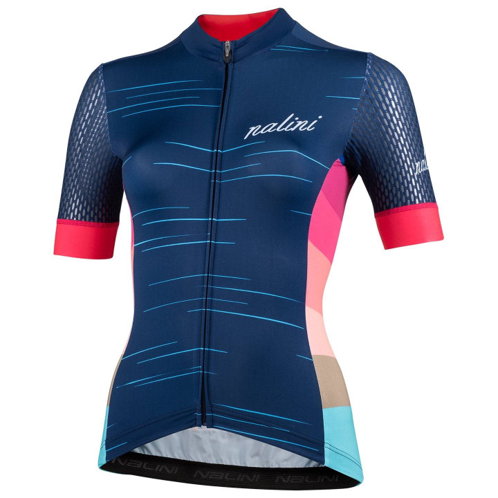 Maillot corto NALINI Las Vegas para mujeres en azul oscuro, ideal para ciclistas