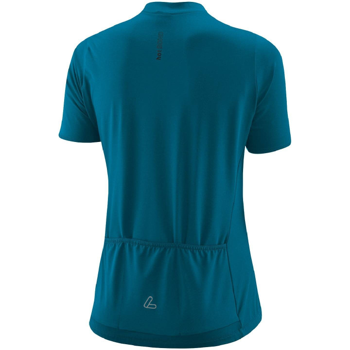 Maillot de ciclismo corto para mujer LÖFFLER en verde, comodidad y frescura en cada pedalada