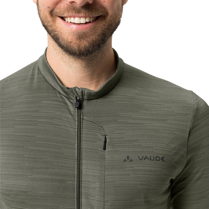 Maillot corto Kuro oliva de VAUDE, frescura y estilo para cada pedalada