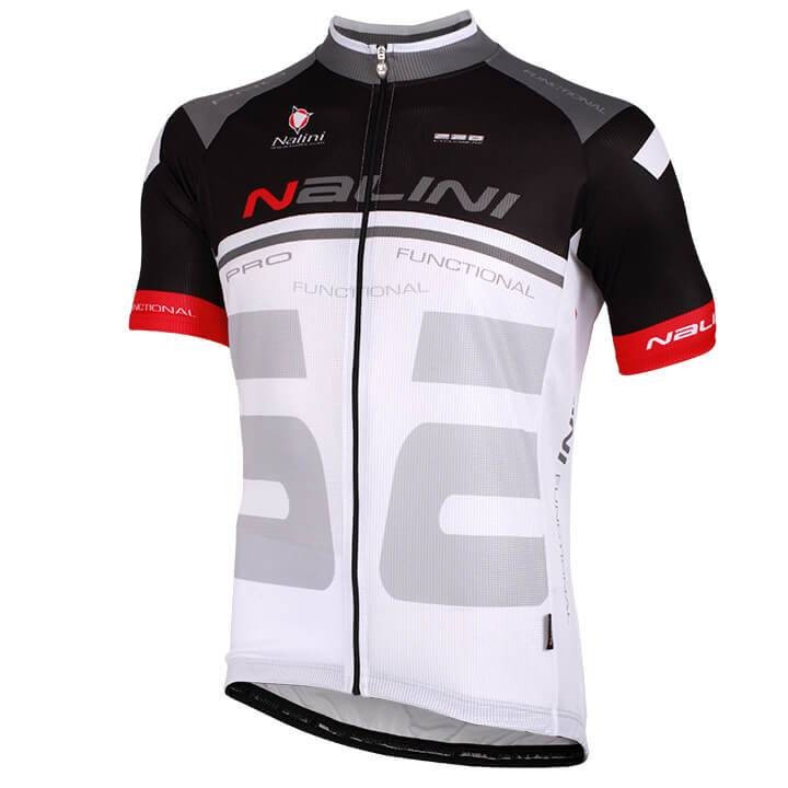 Maillot de ciclismo NALINI Bao: estilo y comodidad en rojo, negro y blanco