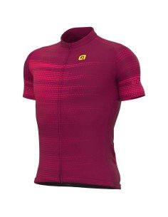 Maillot corto ALÉ Turbo rojo: comodidad y frescura en tus rutas en bicicleta