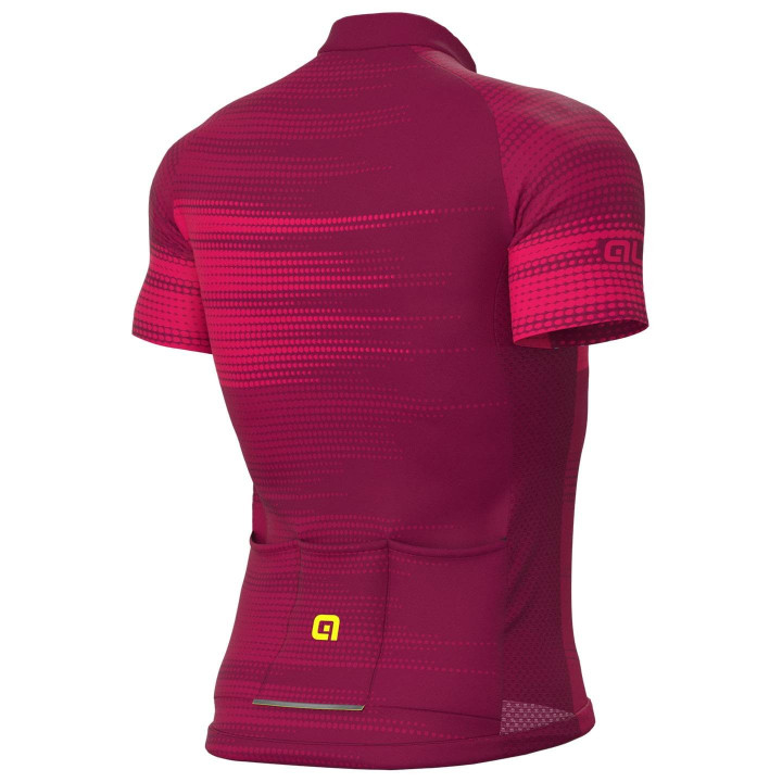 Maillot corto ALÉ Turbo rojo: comodidad y frescura en tus rutas en bicicleta