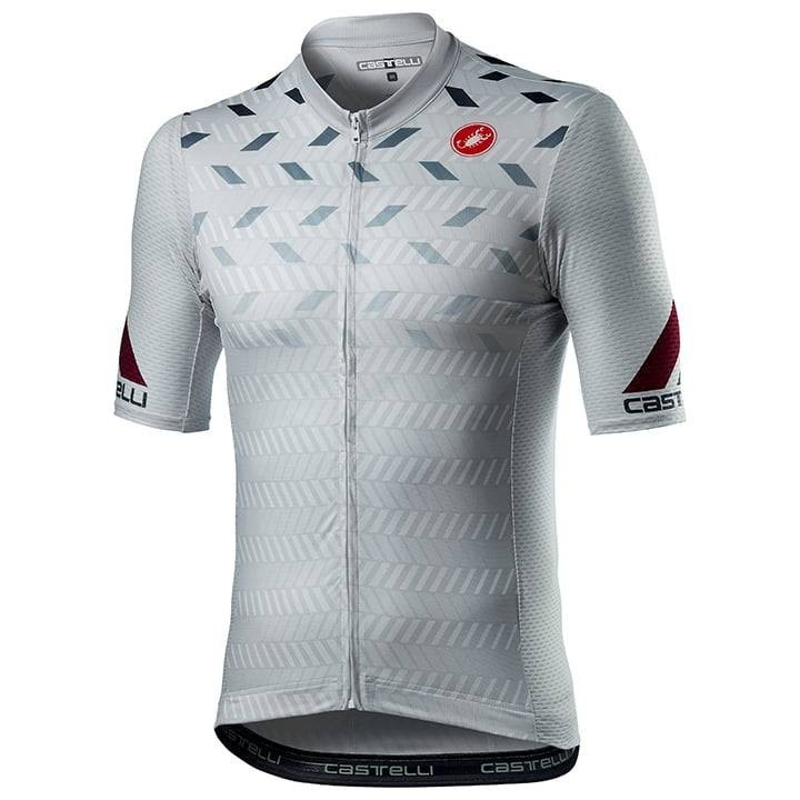 Maillot corto Avanti gris de CASTELLI: estilo y comodidad para ciclistas