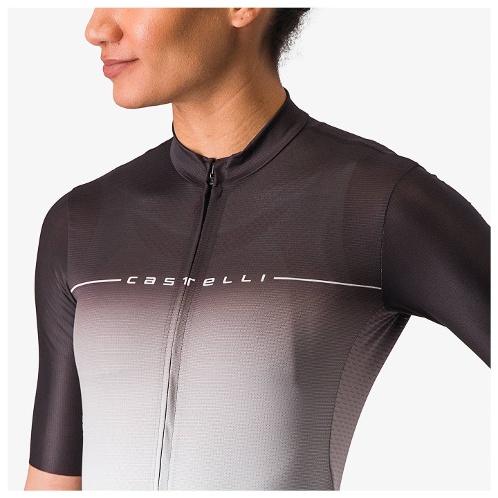 Maillot de Ciclismo CASTELLI Salita en Negro, Plateado y Gris: Estilo y Comodidad para Ciclistas