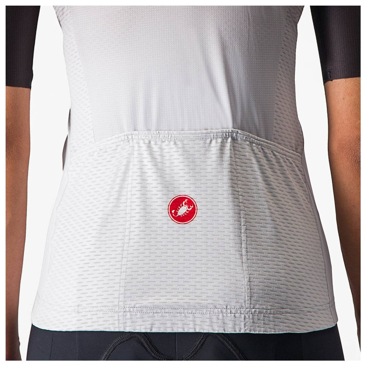 Maillot de Ciclismo CASTELLI Salita en Negro, Plateado y Gris: Estilo y Comodidad para Ciclistas