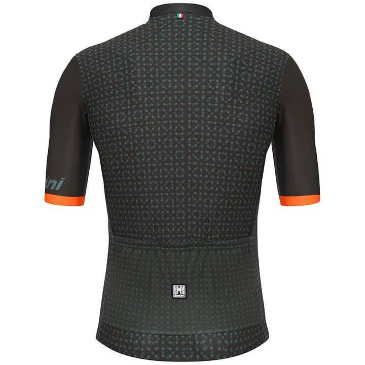 Maillot de ciclismo SANTINI Sleek 99 verde: estilo y confort para tus rutas