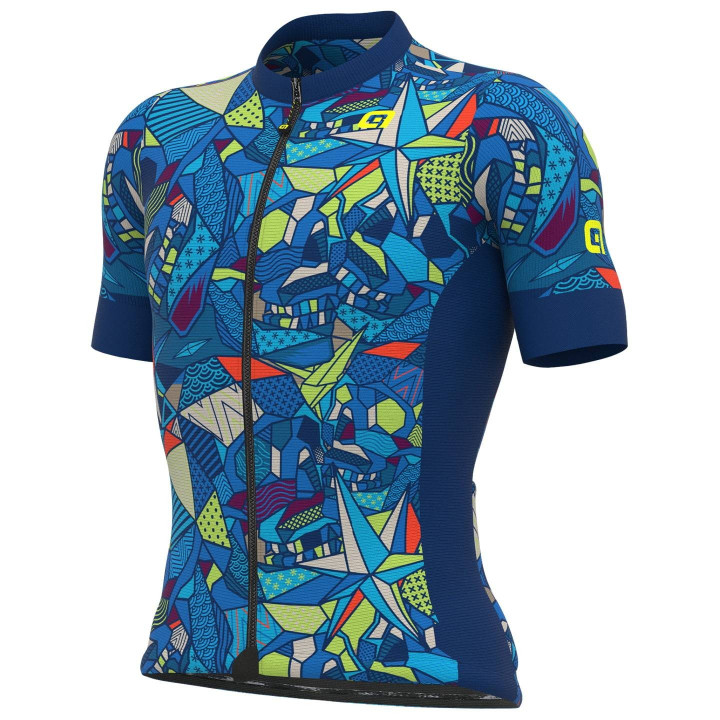 Maillot ALÉ azul de manga corta: comodidad y estilo para tus rutas en bici
