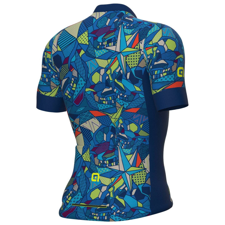 Maillot ALÉ azul de manga corta: comodidad y estilo para tus rutas en bici