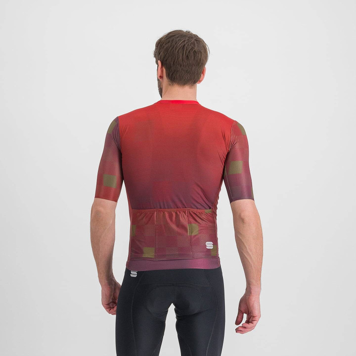 Maillot corto Rocket rojo de Sportful: comodidad y estilo para tus rutas en bicicleta
