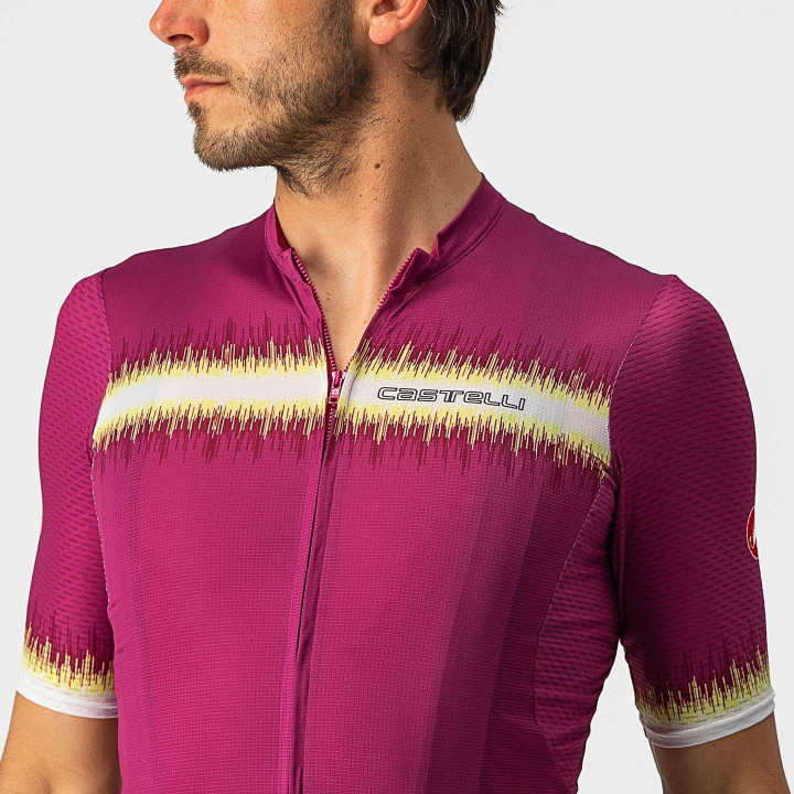 Maillot Grimpeur lila CASTELLI: comodidad y estilo para tus rutas en bici