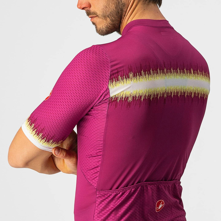 Maillot Grimpeur lila CASTELLI: comodidad y estilo para tus rutas en bici