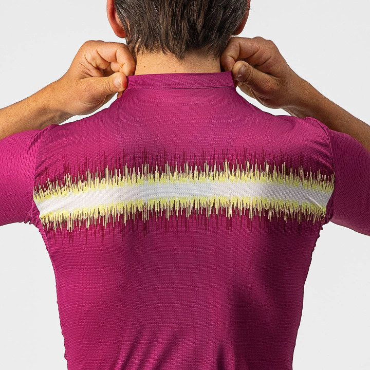 Maillot Grimpeur lila CASTELLI: comodidad y estilo para tus rutas en bici