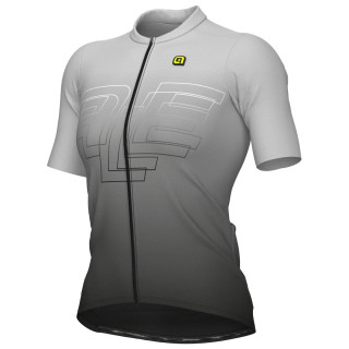 Maillot de ciclismo corto para mujer ALÉ Artika en negro y gris, comodidad y estilo en cada pedalada