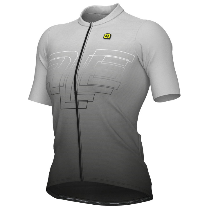 Maillot de ciclismo corto para mujer ALÉ Artika en negro y gris, comodidad y estilo en cada pedalada