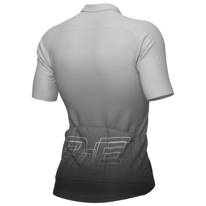 Maillot de ciclismo corto para mujer ALÉ Artika en negro y gris, comodidad y estilo en cada pedalada