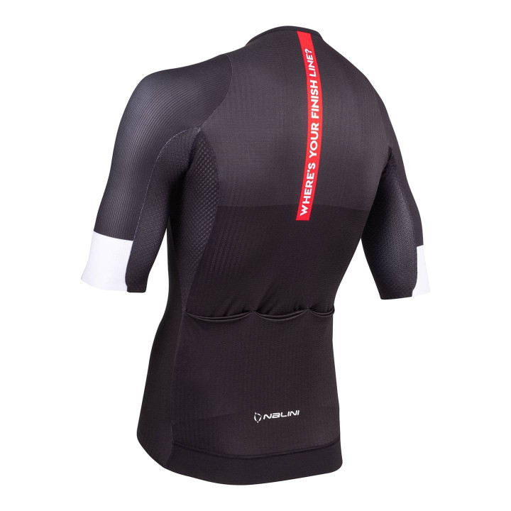 Maillot NALINI Veloce negro: comodidad y estilo para tus rutas en bici